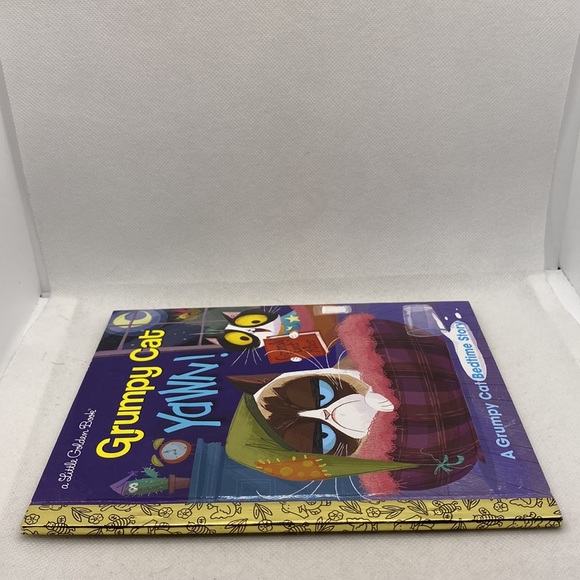 Yawn! A Grumpy Cat Bedtime Story A Little Golden Book Hardcover By Steve Foxe - Picture 8 of 9